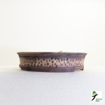 Brown Round Bonsai Pot by Stepan Jespers 1