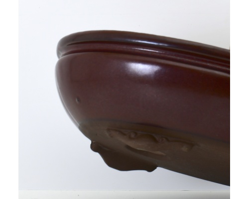 shohin glazed bonsai pot 25.1 cm 2